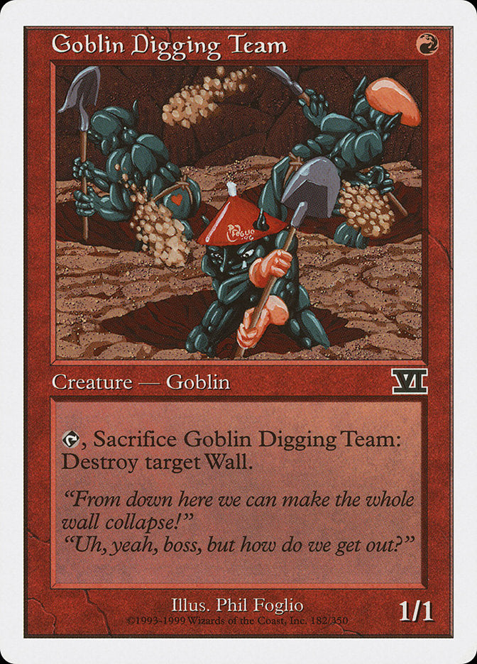 Goblin Digging Team [Classic Sixth Edition] | Silver Goblin
