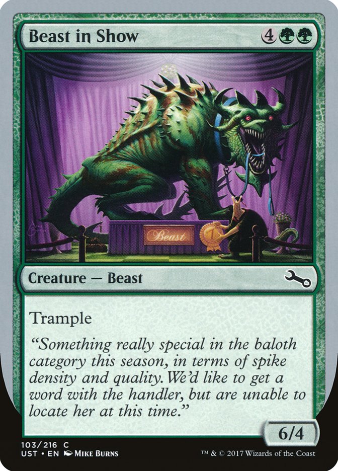 Beast in Show ("Something really special...") [Unstable] | Silver Goblin