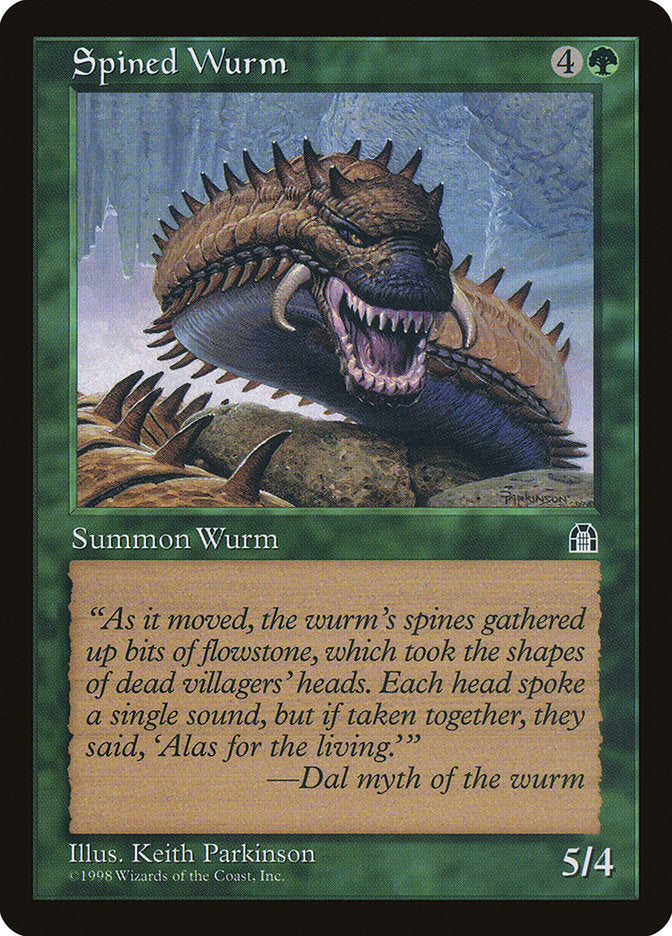 Spined Wurm [Stronghold] | Silver Goblin
