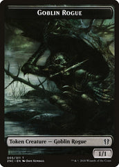 Faerie Rogue // Goblin Rogue Double-Sided Token [Zendikar Rising Commander Tokens] | Silver Goblin