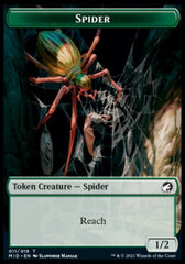Clue // Spider Double-Sided Token [Innistrad: Midnight Hunt Tokens] | Silver Goblin