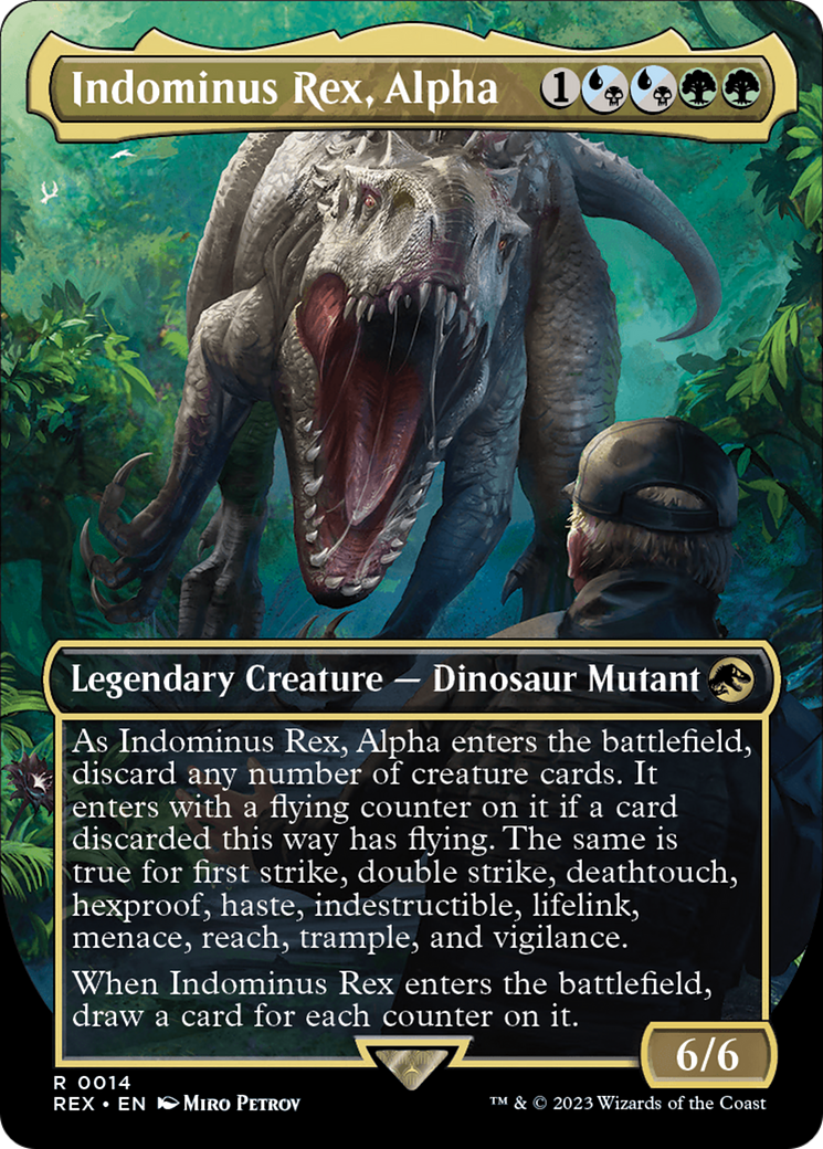 Indominus Rex, Alpha (Borderless) [Jurassic World Collection] | Silver Goblin