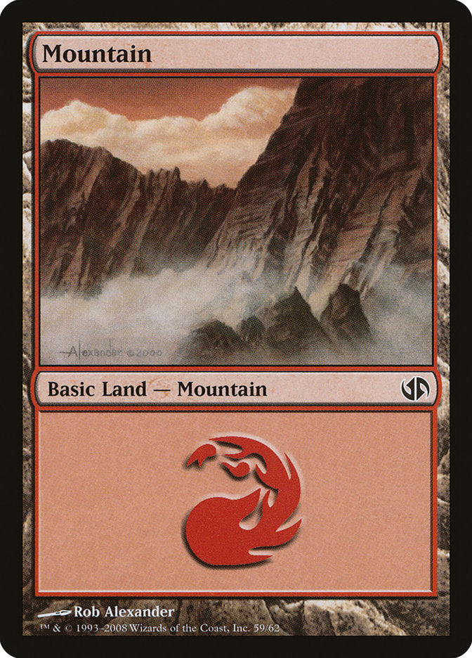 Mountain (59) [Duel Decks: Jace vs. Chandra] | Silver Goblin