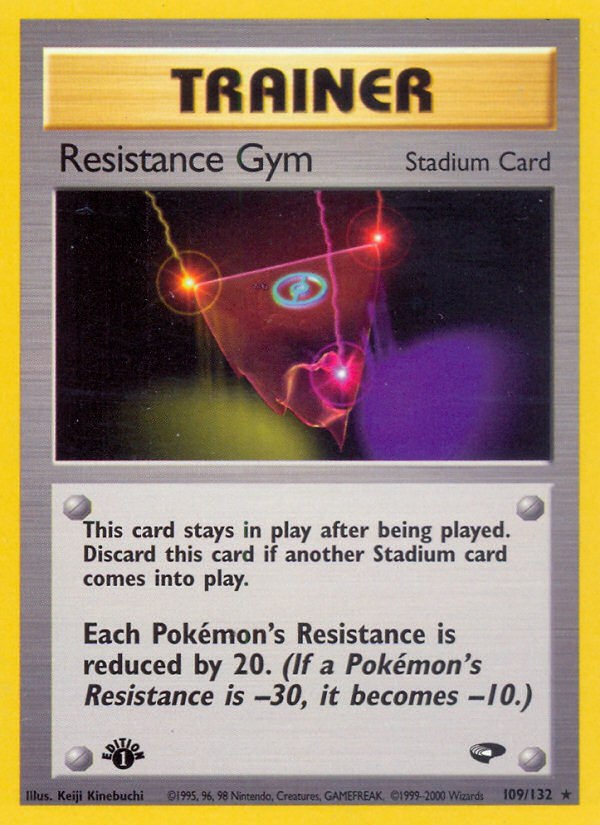 Resistance Gym (109/132) [Gym Challenge 1st Edition] | Silver Goblin