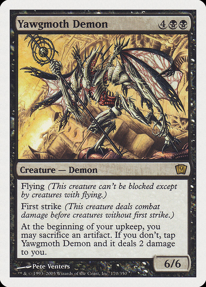 Yawgmoth Demon [Ninth Edition] | Silver Goblin