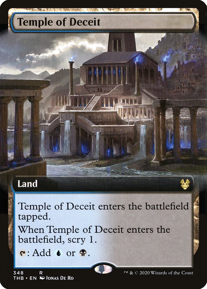 Temple of Deceit (Extended Art) [Theros Beyond Death] | Silver Goblin