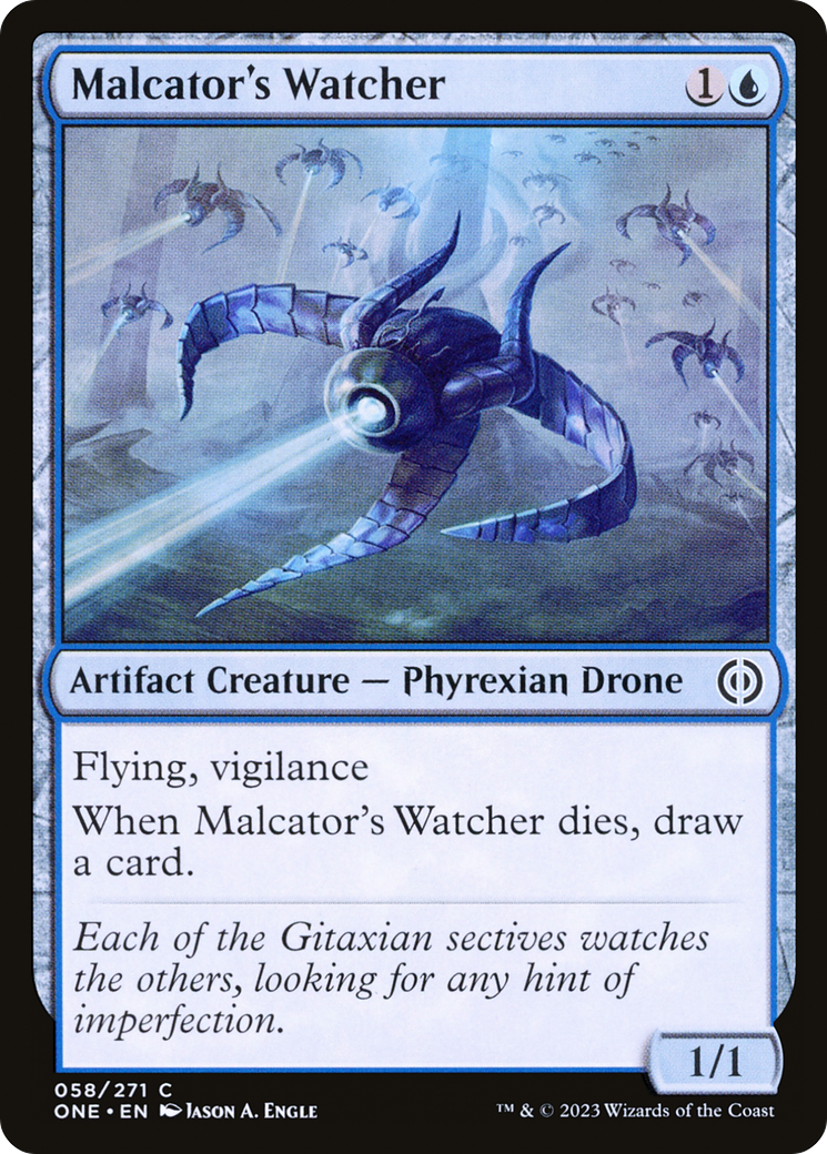 Malcator's Watcher [Phyrexia: All Will Be One] | Silver Goblin