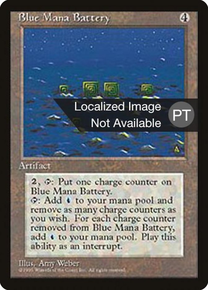 Blue Mana Battery [Fourth Edition (Foreign Black Border)] | Silver Goblin
