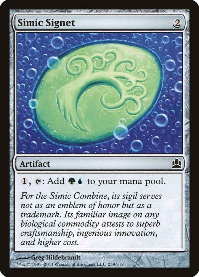 Simic Signet [Commander 2011] | Silver Goblin