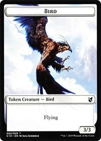 Bird (002) // Sculpture Double-Sided Token [Commander 2019 Tokens] | Silver Goblin