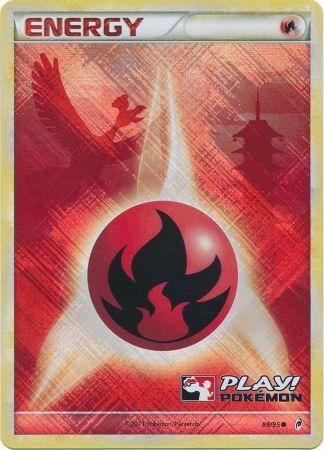 Fire Energy (89/95) (Play Pokemon Promo) [HeartGold & SoulSilver: Call of Legends] | Silver Goblin