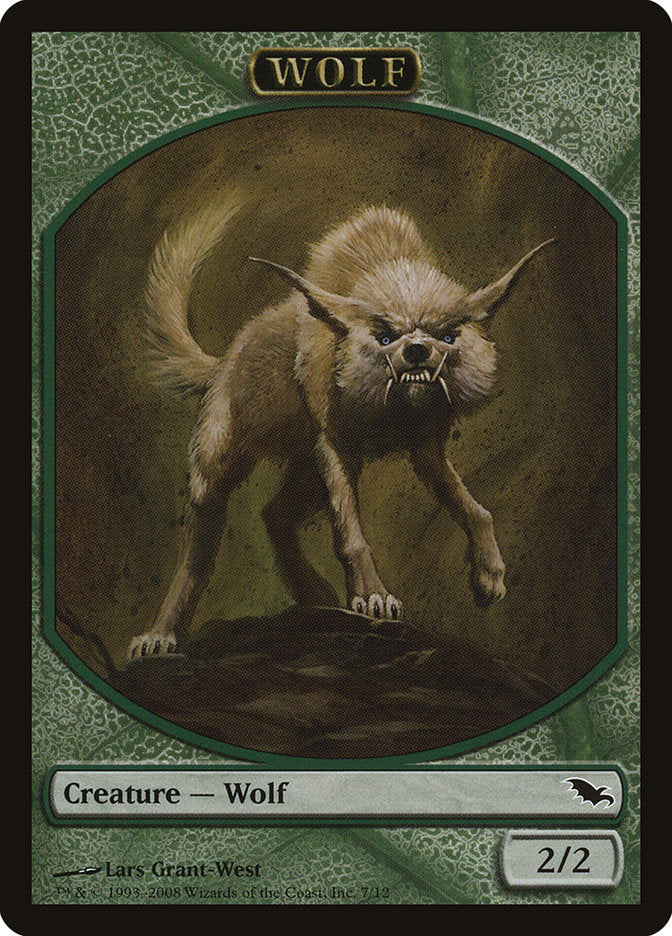 Wolf Token [Shadowmoor Tokens] | Silver Goblin