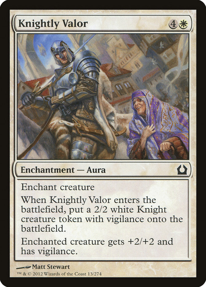 Knightly Valor [Return to Ravnica] | Silver Goblin