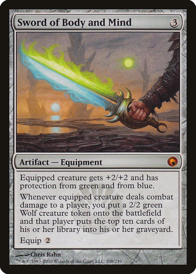 Sword of Body and Mind [Scars of Mirrodin] | Silver Goblin