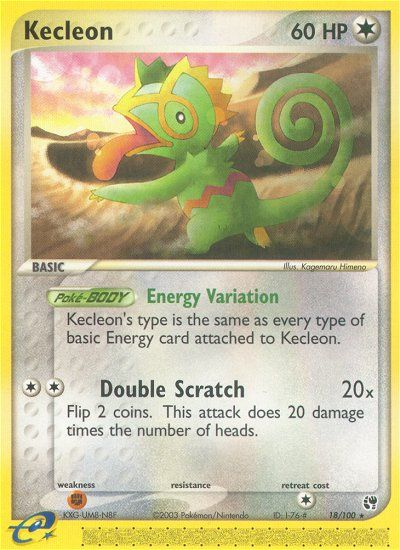 Kecleon (18/100) [EX: Sandstorm] | Silver Goblin