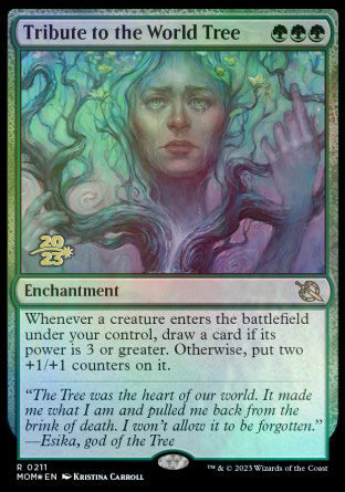 Tribute to the World Tree [March of the Machine Prerelease Promos] | Silver Goblin