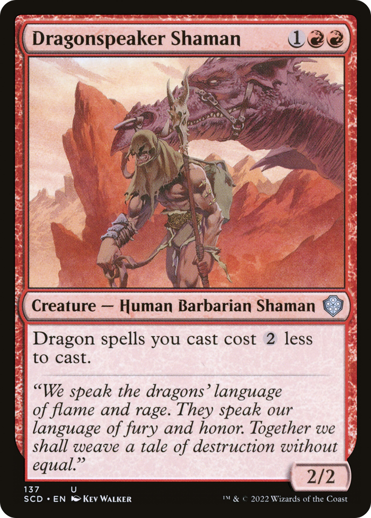 Dragonspeaker Shaman [Starter Commander Decks] | Silver Goblin