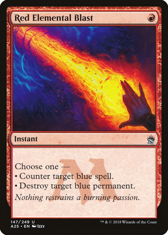 Red Elemental Blast [Masters 25] | Silver Goblin