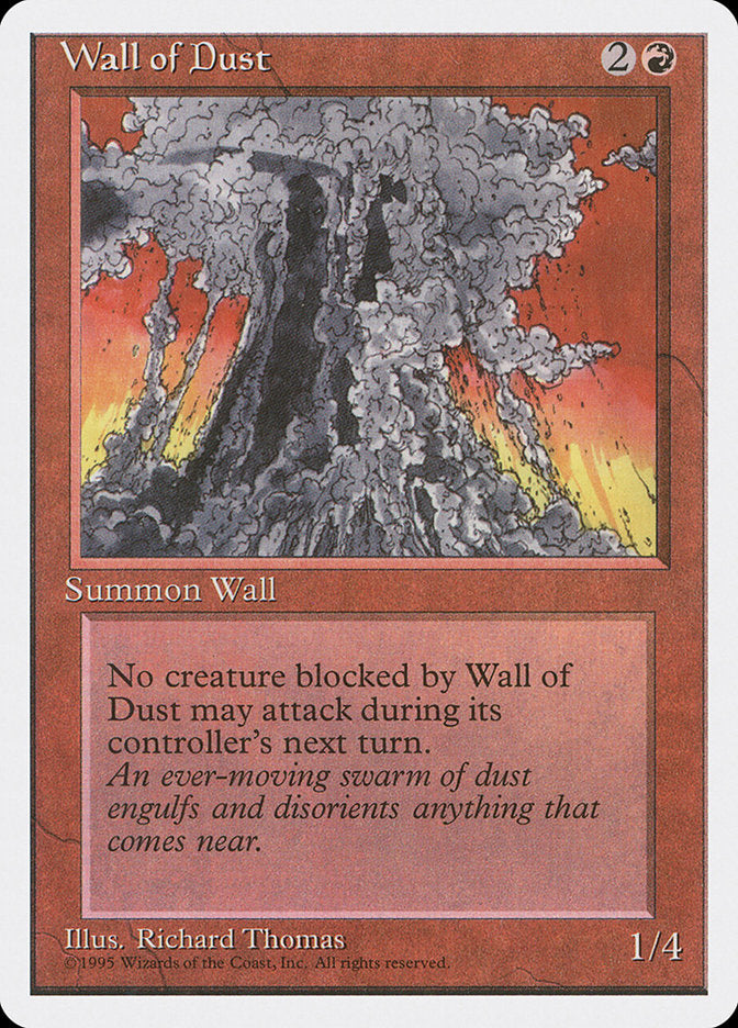 Wall of Dust [Fourth Edition] | Silver Goblin