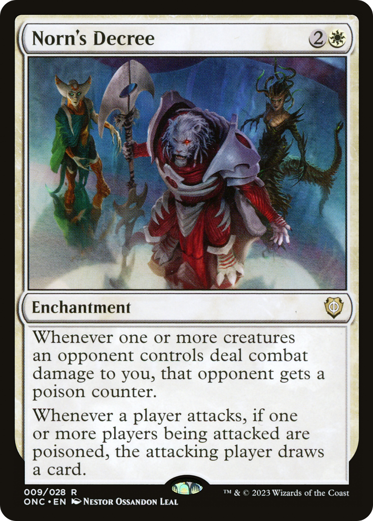 Norn's Decree [Phyrexia: All Will Be One Commander] | Silver Goblin