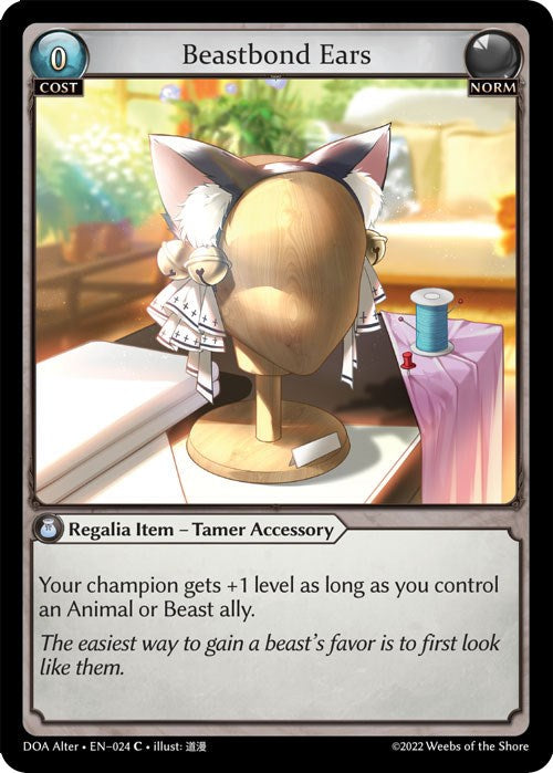 Beastbond Ears (024) [Dawn of Ashes: Alter Edition] | Silver Goblin