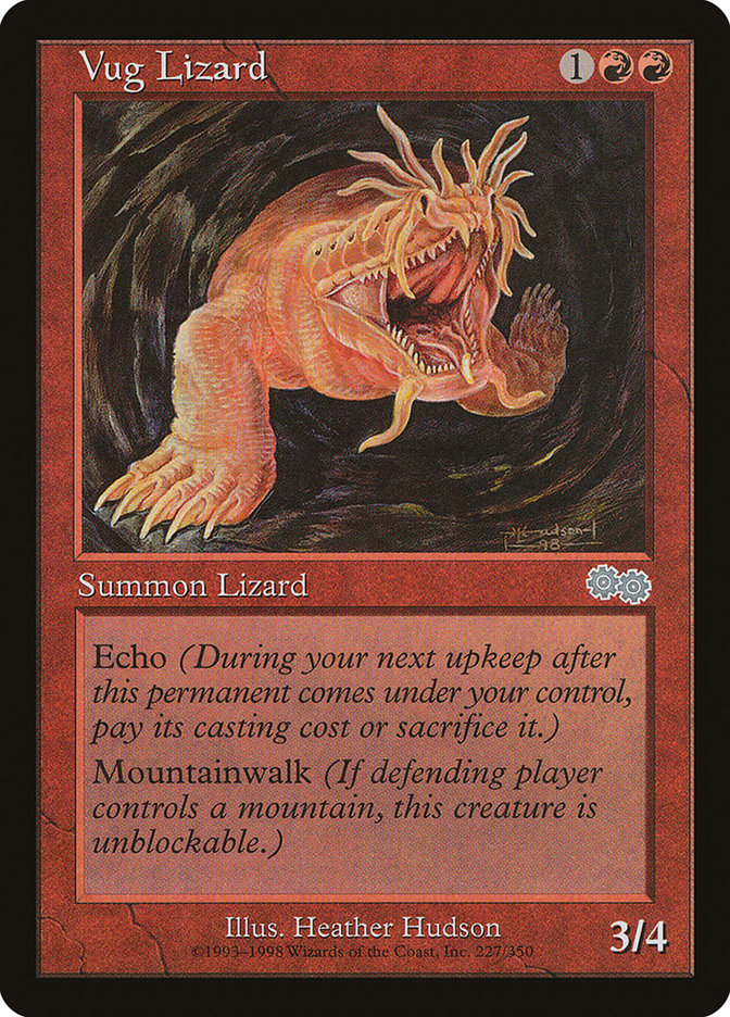 Vug Lizard [Urza's Saga] | Silver Goblin