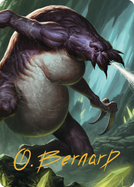 Ettercap Art Card (Gold-Stamped Signature) [Commander Legends: Battle for Baldur's Gate Art Series] | Silver Goblin