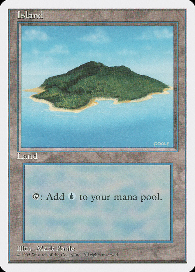 Island (Blue Sky) [Fourth Edition] | Silver Goblin