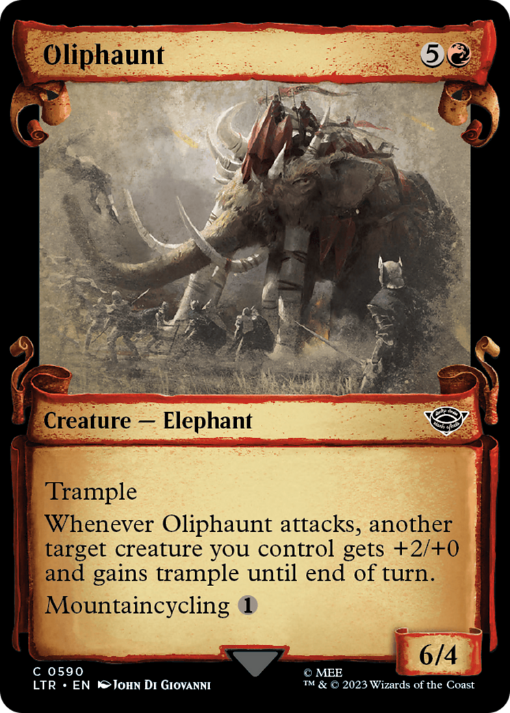 Oliphaunt [The Lord of the Rings: Tales of Middle-Earth Showcase Scrolls] | Silver Goblin