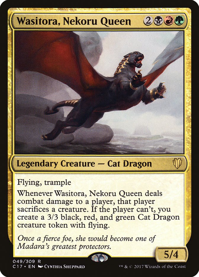 Wasitora, Nekoru Queen [Commander 2017] | Silver Goblin