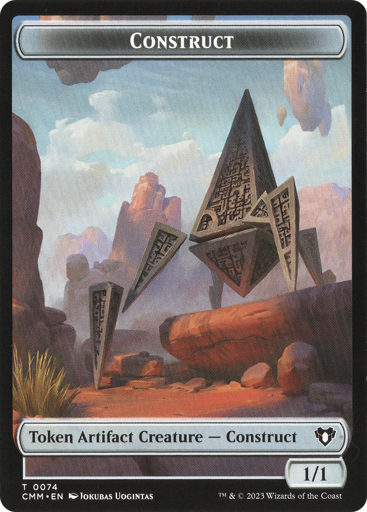 Thopter // Construct (0074) Double-Sided Token [Commander Masters Tokens] | Silver Goblin