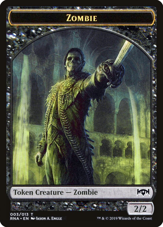 Zombie Token [Ravnica Allegiance Tokens] | Silver Goblin