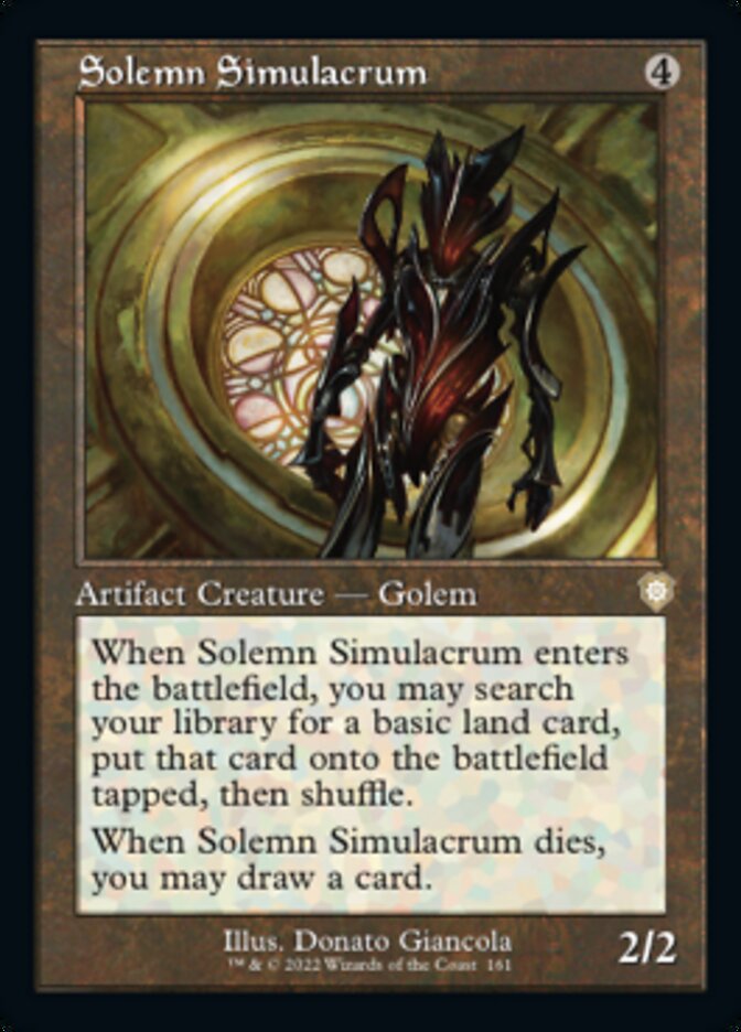 Solemn Simulacrum (Retro) [The Brothers' War Commander] | Silver Goblin