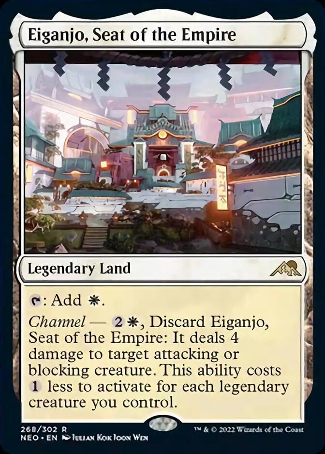 Eiganjo, Seat of the Empire [Kamigawa: Neon Dynasty] | Silver Goblin