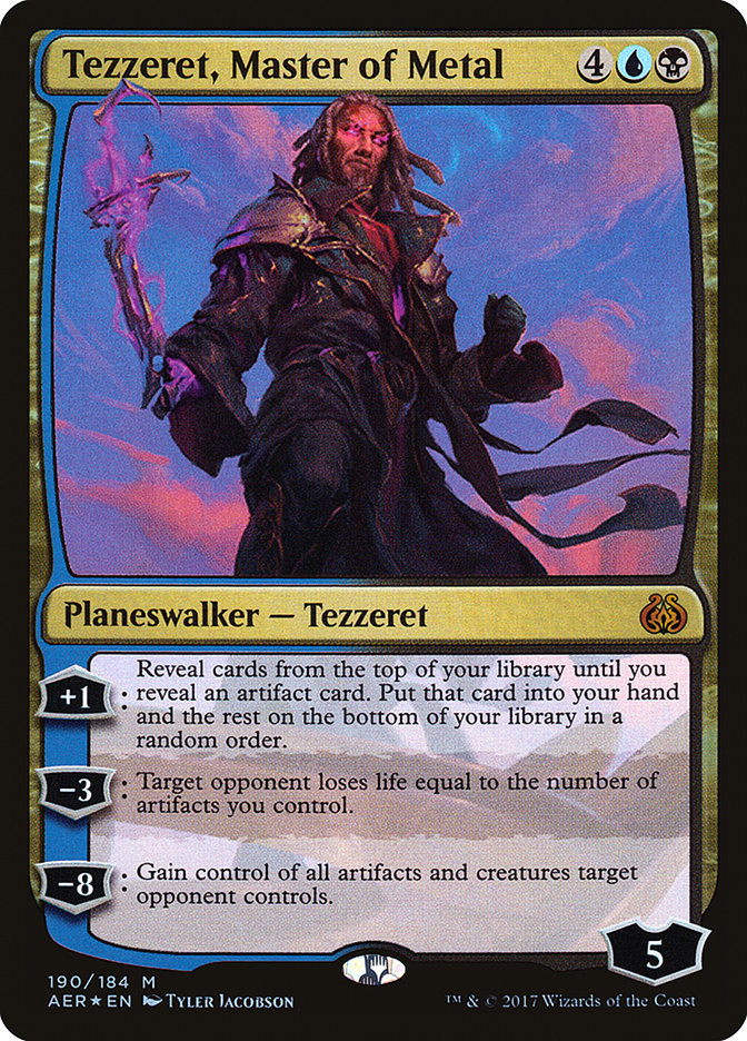 Tezzeret, Master of Metal [Aether Revolt] | Silver Goblin