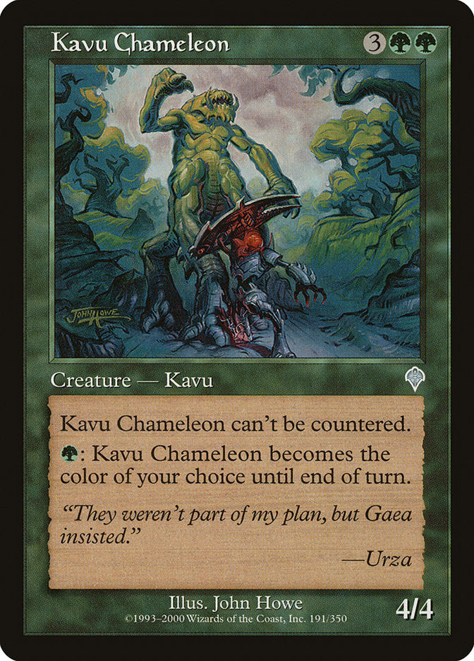 Kavu Chameleon [Invasion] | Silver Goblin