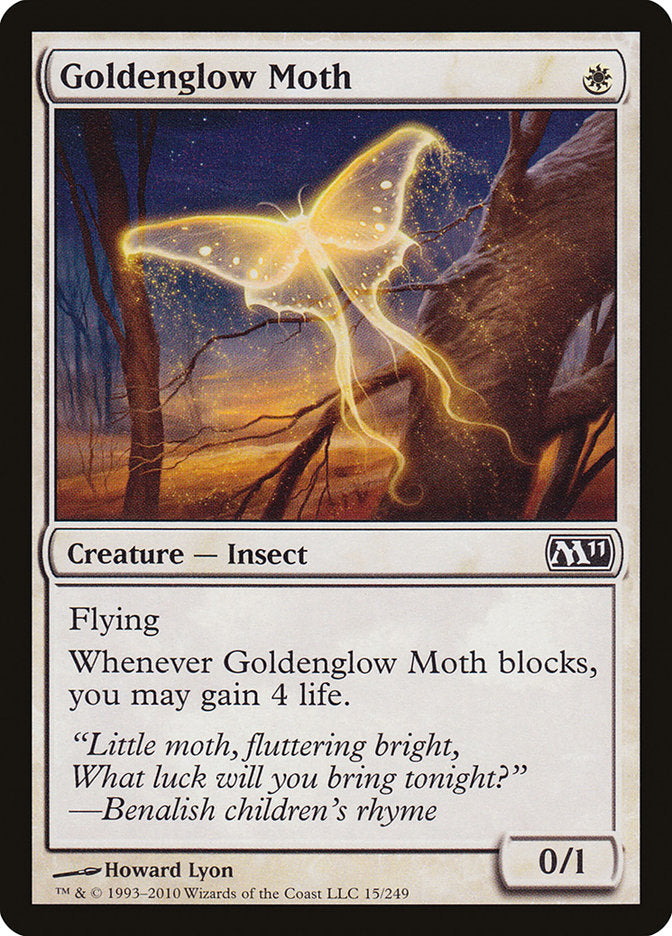 Goldenglow Moth [Magic 2011] | Silver Goblin