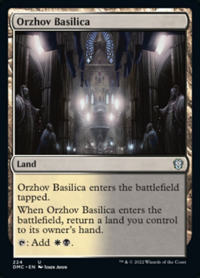 Orzhov Basilica [Dominaria United Commander] | Silver Goblin