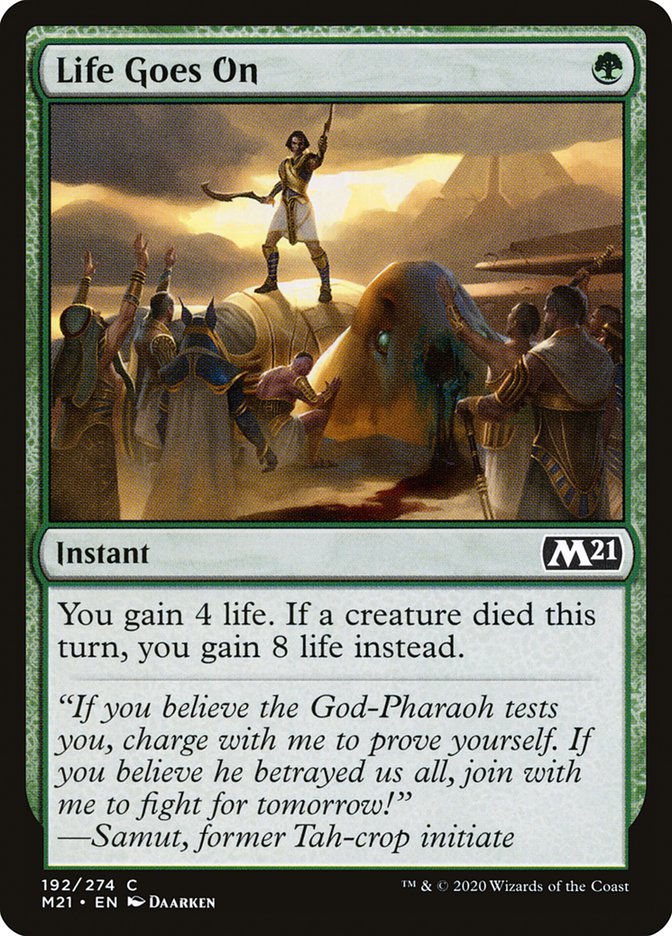 Life Goes On [Core Set 2021] | Silver Goblin
