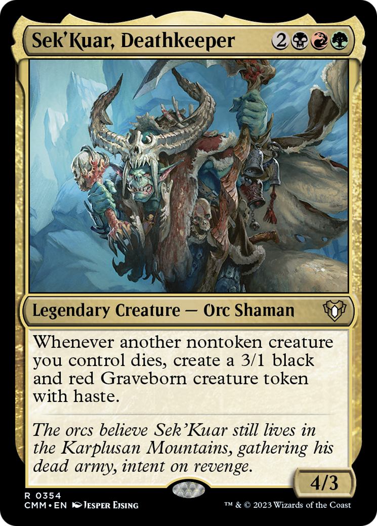 Sek'Kuar, Deathkeeper [Commander Masters] | Silver Goblin