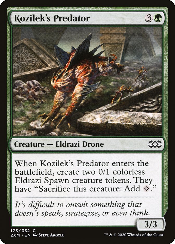 Kozilek's Predator [Double Masters] | Silver Goblin