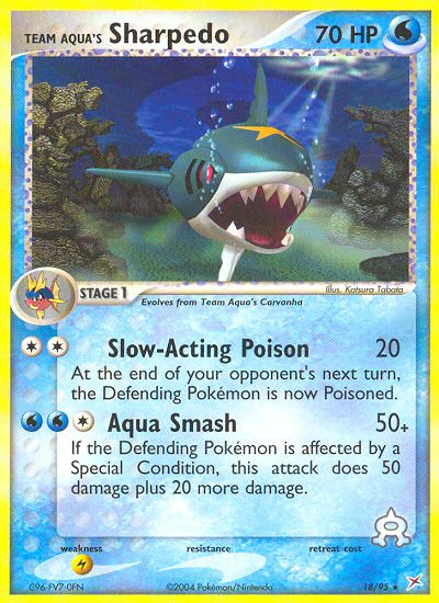 Team Aqua's Sharpedo (18/95) [EX: Team Magma vs Team Aqua] | Silver Goblin