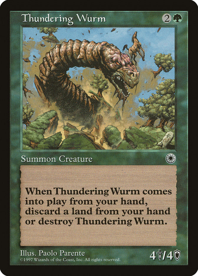 Thundering Wurm [Portal] | Silver Goblin
