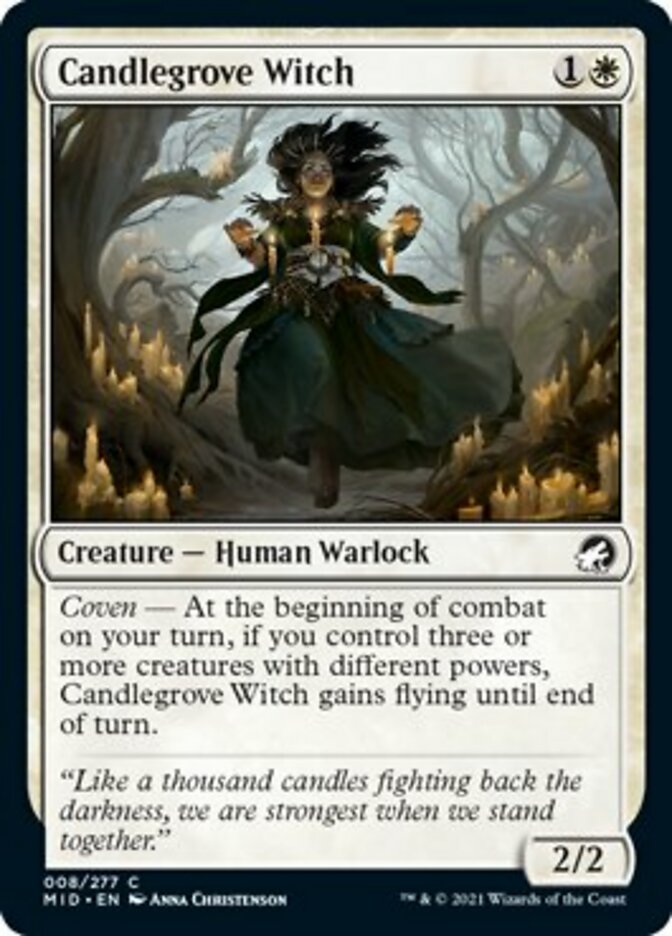 Candlegrove Witch [Innistrad: Midnight Hunt] | Silver Goblin