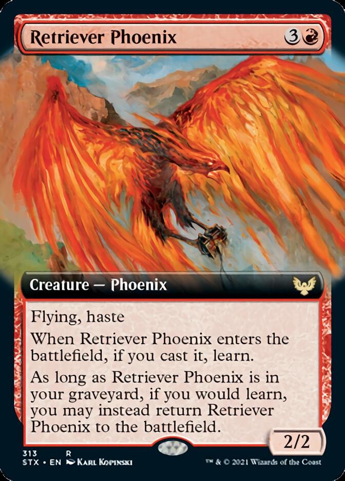Retriever Phoenix (Extended Art) [Strixhaven: School of Mages] | Silver Goblin