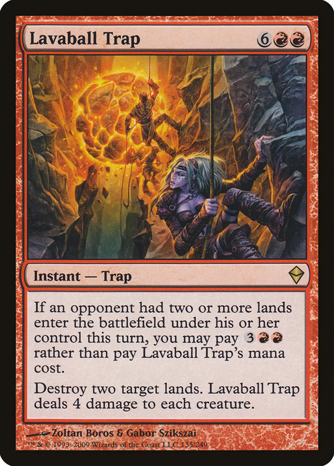 Lavaball Trap [Zendikar] | Silver Goblin