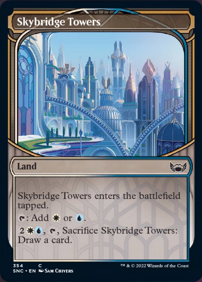 Skybridge Towers (Showcase Skyscraper) [Streets of New Capenna] | Silver Goblin