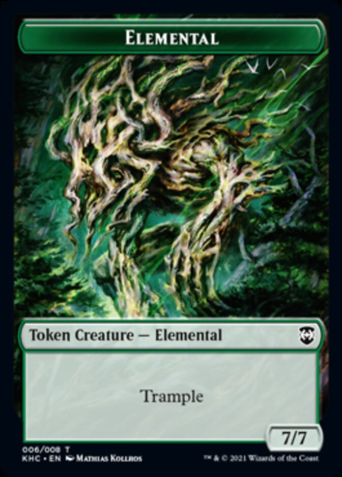 Elemental Token [Kaldheim Commander Tokens] | Silver Goblin