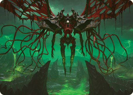 Archfiend of the Dross Art Card [Phyrexia: All Will Be One Art Series] | Silver Goblin