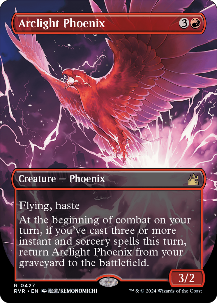 Arclight Phoenix (Anime Borderless) [Ravnica Remastered] | Silver Goblin